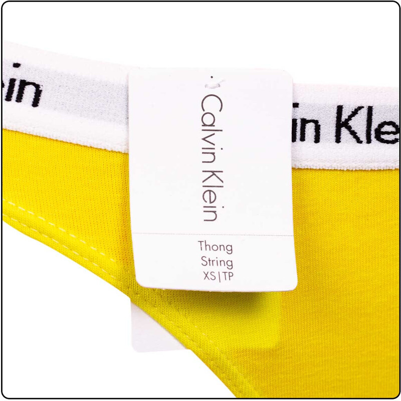 Calvin Klein Underwear Calvin Klein Spodní prádlo Tanga 0000D1617E Neon Yellow