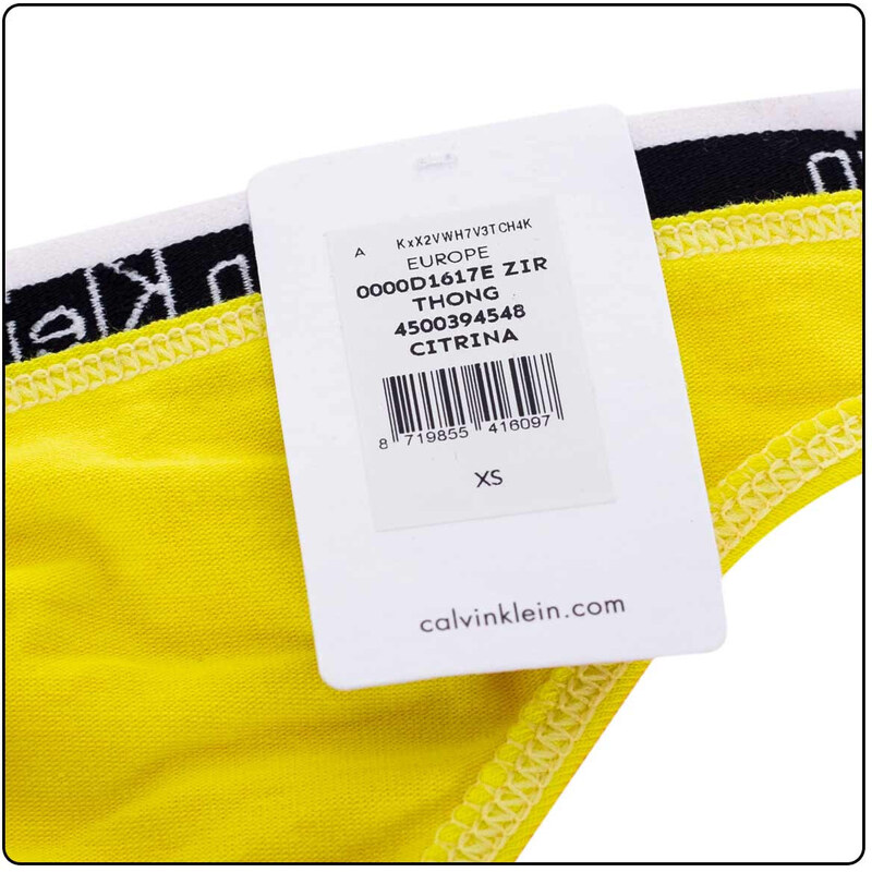 Calvin Klein Underwear Calvin Klein Spodní prádlo Tanga 0000D1617E Neon Yellow