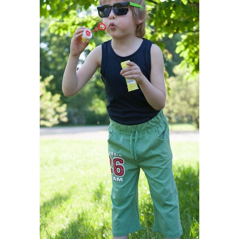 Zelené dívčí kalhoty DZ6005