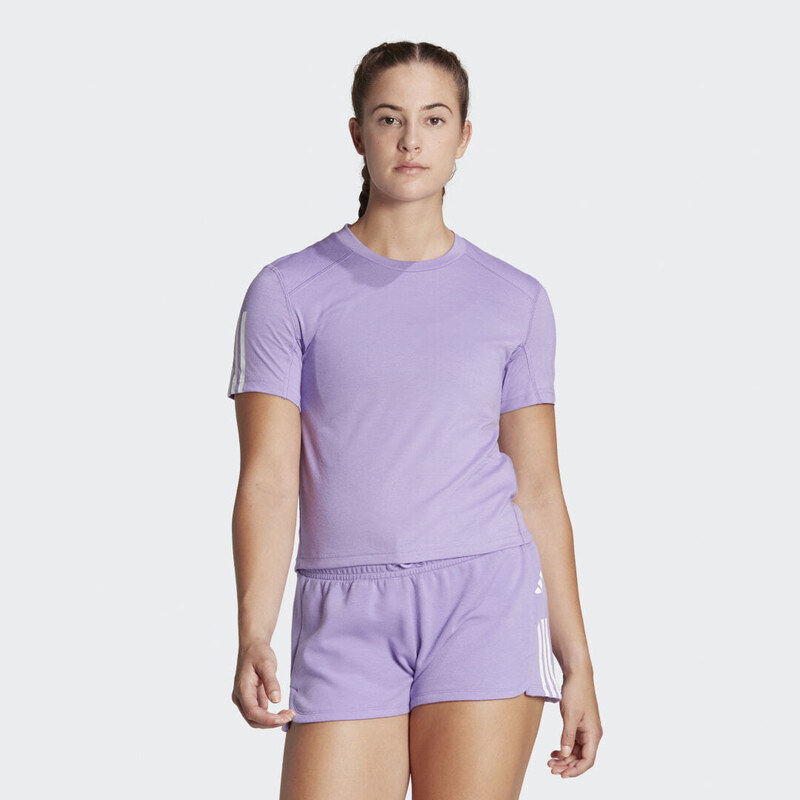 Adidas Tričko Train Essentials Train Cotton 3-Stripes Crop