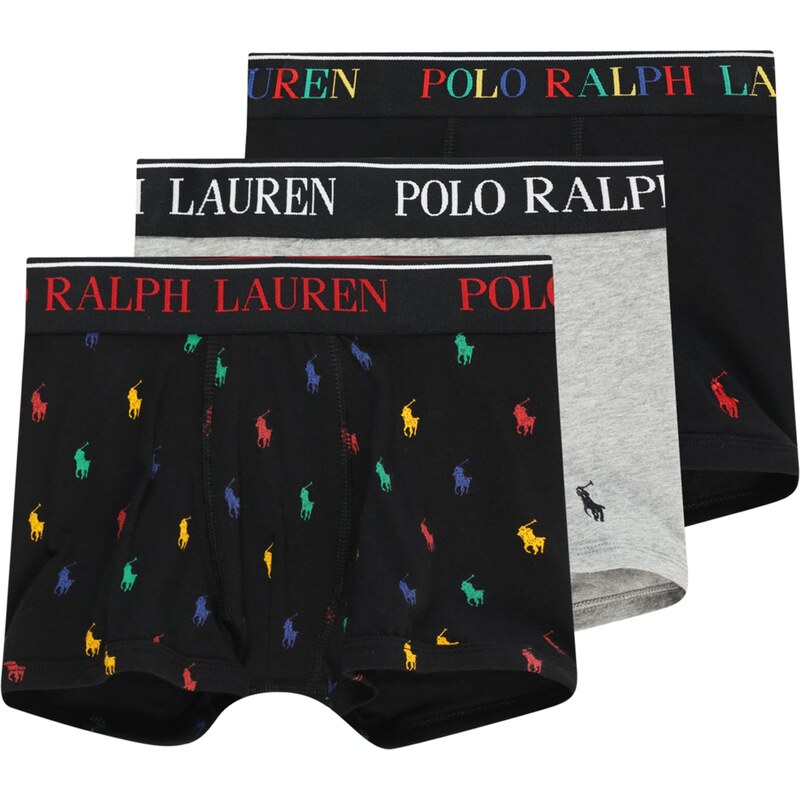 Polo Ralph Lauren Spodní prádlo světle šedá / černá