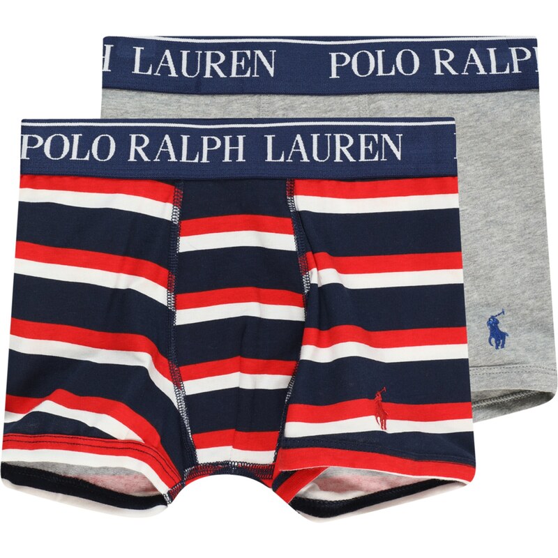 Polo Ralph Lauren Spodní prádlo námořnická modř / šedý melír / červená / bílá