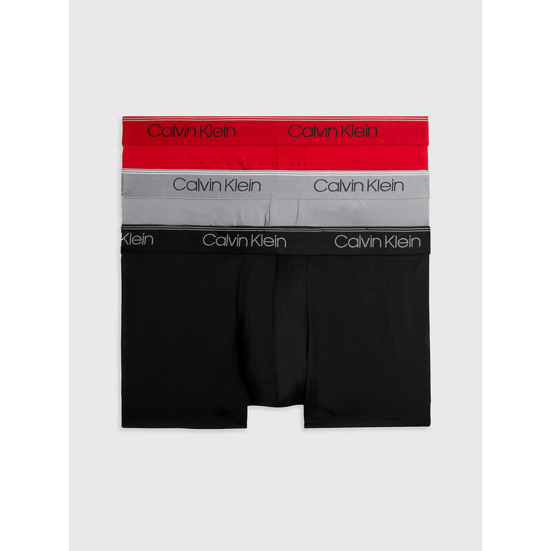 Pánské spodní prádlo LOW RISE TRUNK 3PK 000NB2569A8Z8 - Calvin Klein