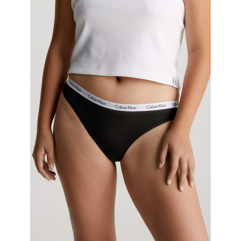 Dámské spodní prádlo THONG 3PK 000QD5145EMMV - Calvin Klein