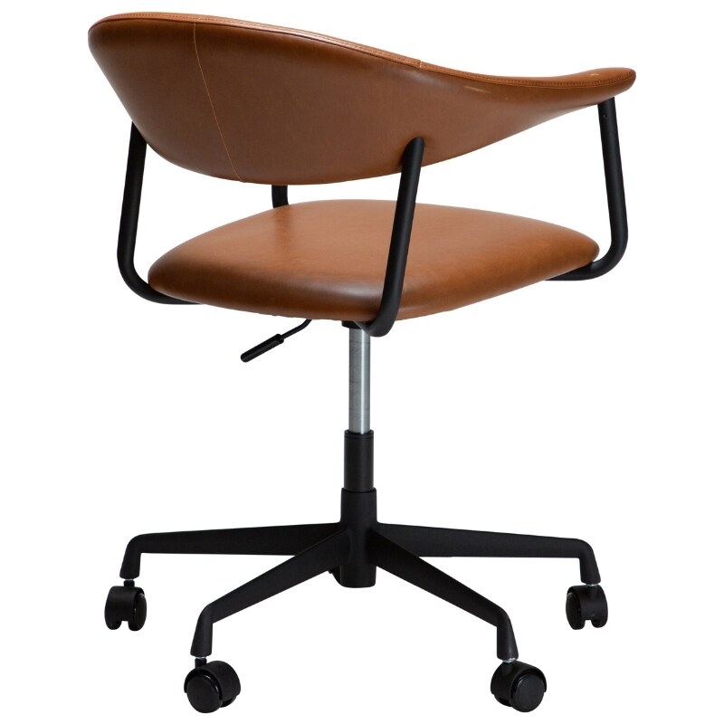 ​​​​​Dan-Form Hnědá koženková kancelářská židle DAN-FORM Rover