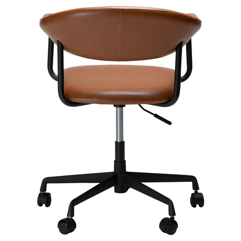 ​​​​​Dan-Form Hnědá koženková kancelářská židle DAN-FORM Rover