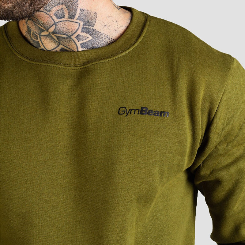 Mikina Basic Jumper Military Green - GymBeam