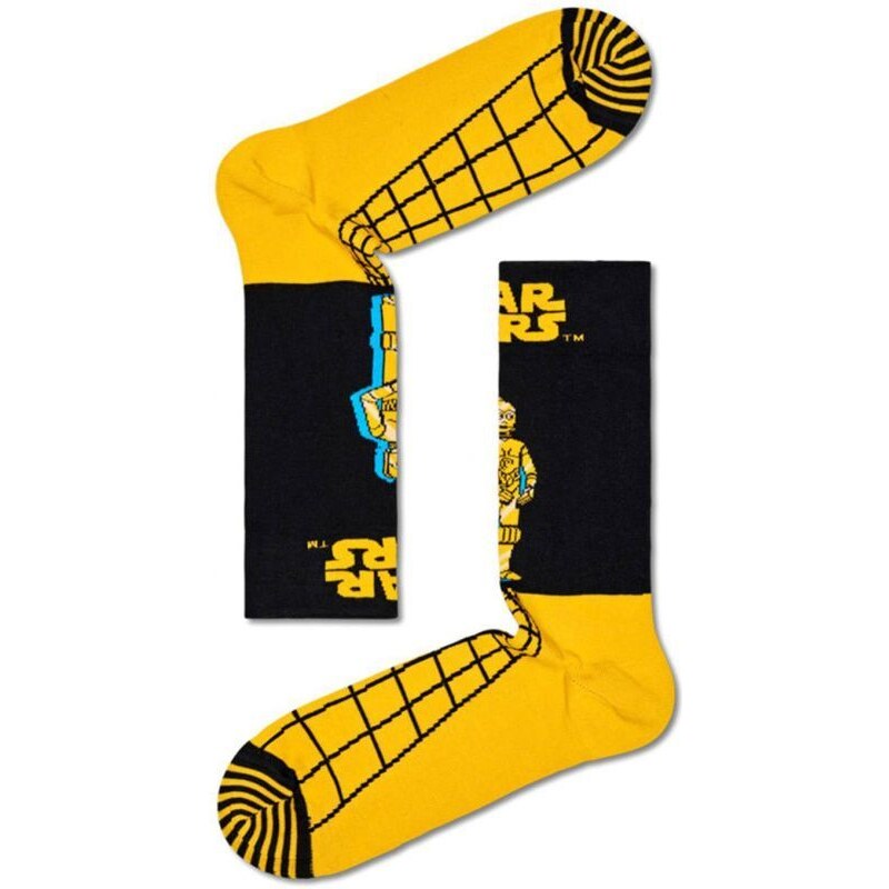 PONOŽKY HAPPY SOCKS Star Wars C-3PO - žlutá -