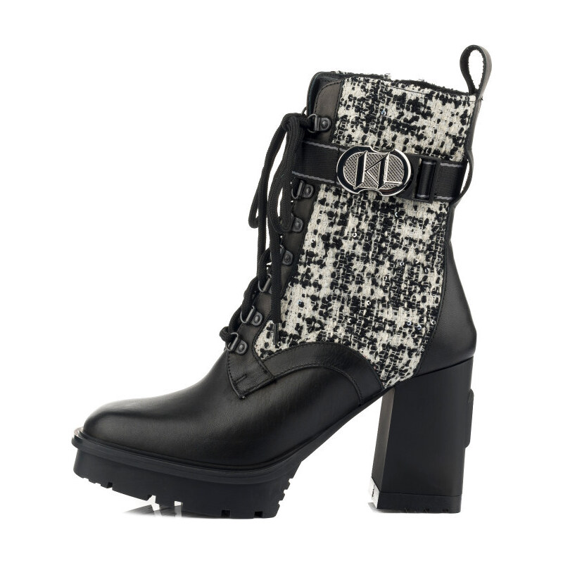 KOTNÍKOVÁ OBUV KARL LAGERFELD M'GRAM LACE BOOT