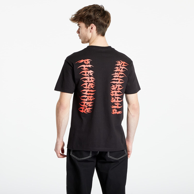 Pánské tričko PLEASURES Ripped T-Shirt Black