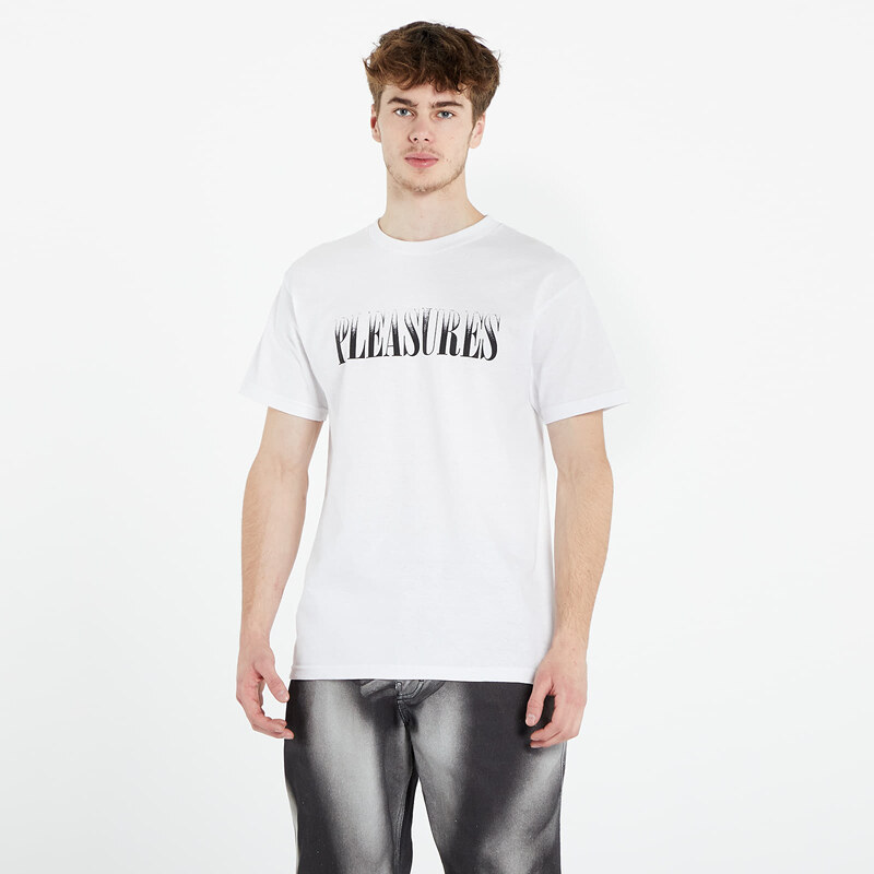 Pánské tričko PLEASURES Crumble T-Shirt White