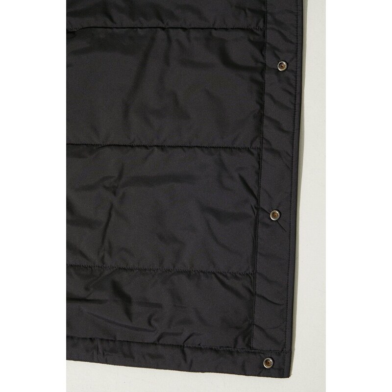 Bunda The North Face Stuffed Coaches pánská, černá barva, přechodná, NF0A8322KX71