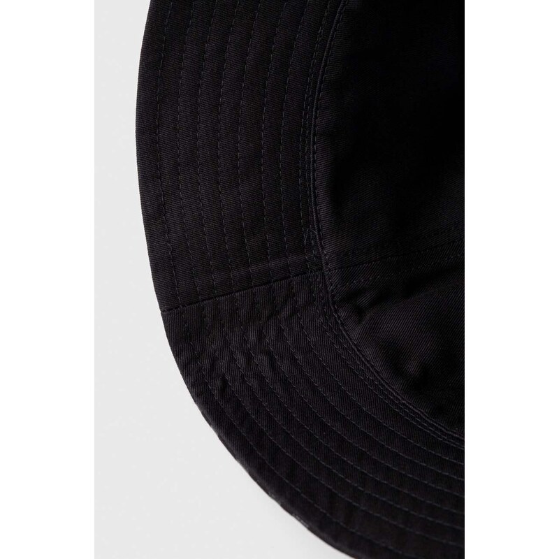 Oboustranný bavlněný klobouk Calvin Klein Jeans černá barva, bavlněný