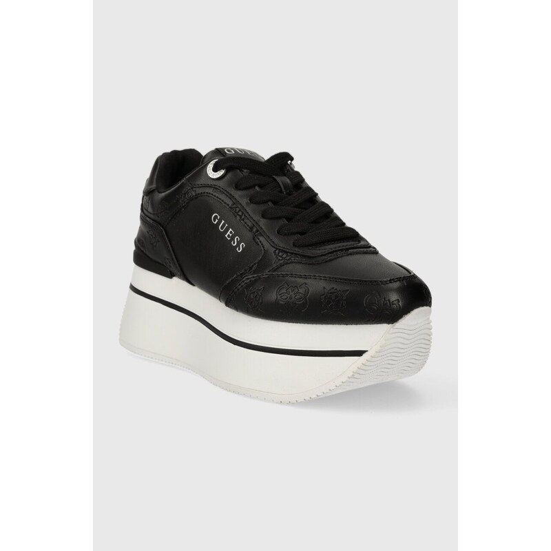 Sneakers boty Guess CAMRIO černá barva, FLPCAM FAL12