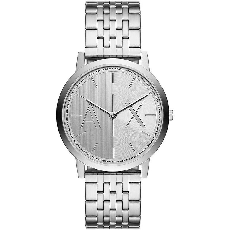 Hodinky Armani Exchange stříbrná barva