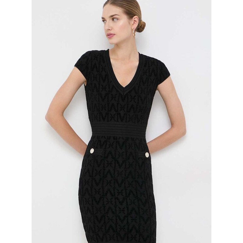 Šaty Marciano Guess PENELOPE černá barva, mini, 4RGK01 5661Z