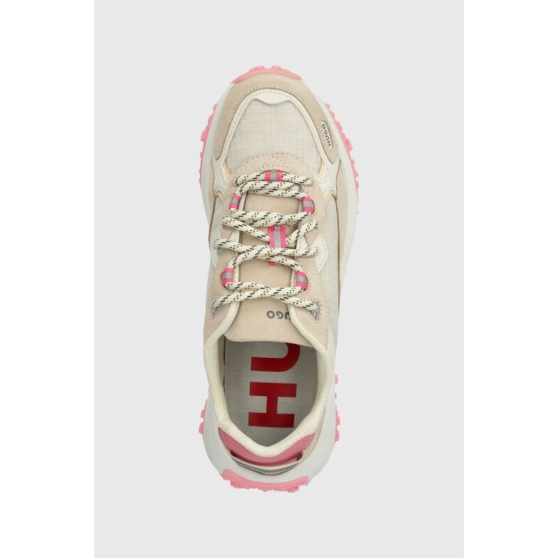 Sneakers boty HUGO GO1ST béžová barva, 50513341