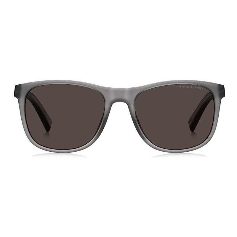 Sluneční brýle Tommy Hilfiger pánské, šedá barva, TH 2042/S