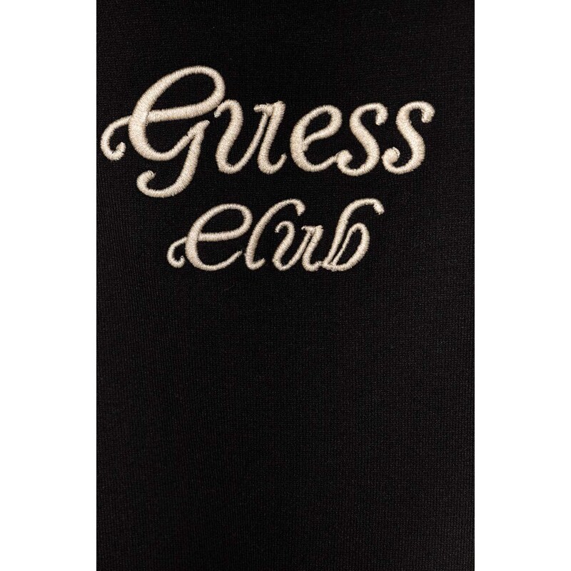 Dívčí šaty Guess černá barva, mini