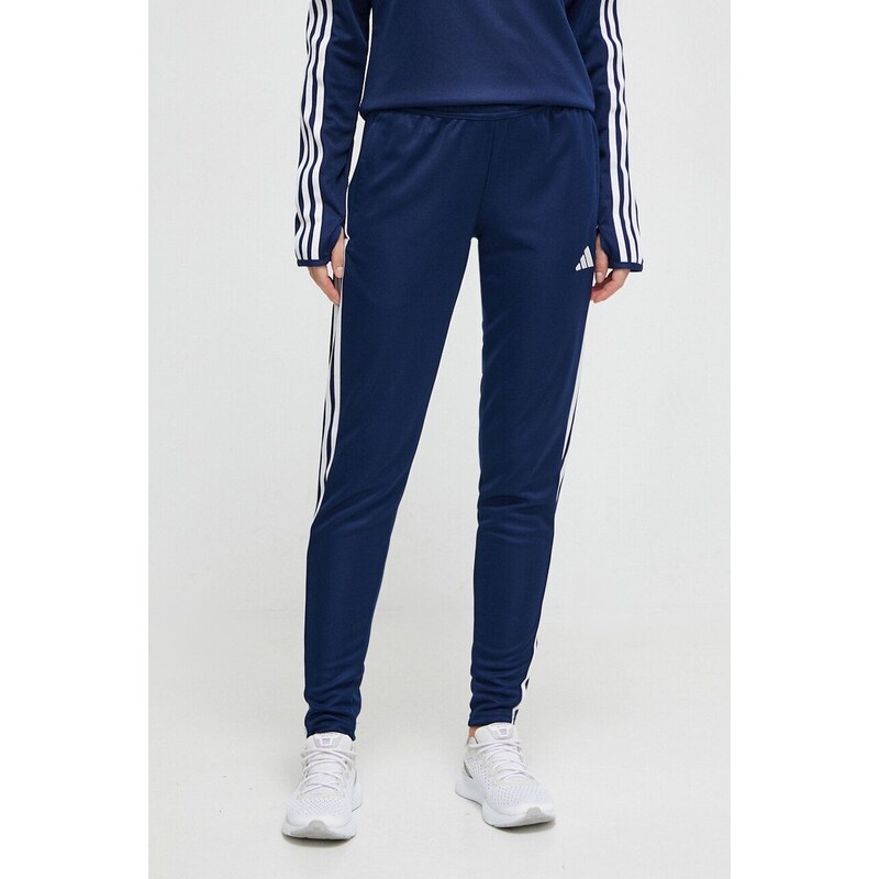 Tréninkové kalhoty adidas Performance Tiro 23 League tmavomodrá barva, s aplikací, HS3493