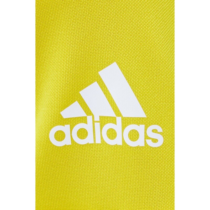 Tepláková mikina adidas Performance Squadra 21 žlutá barva, s kapucí, s aplikací, GP6438
