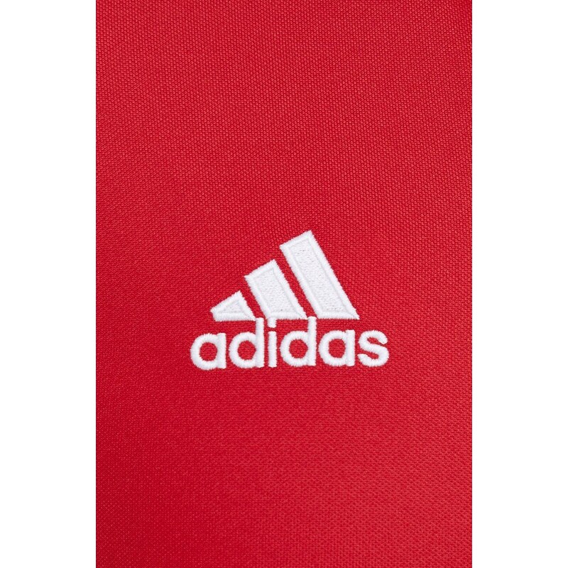Tréninková mikina adidas Performance Entrada 22 červená barva, s aplikací, H57537
