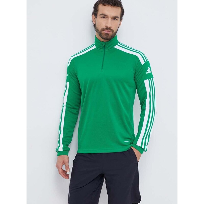 Tréninková mikina adidas Performance Squadra 21 zelená barva, s aplikací, GP6473