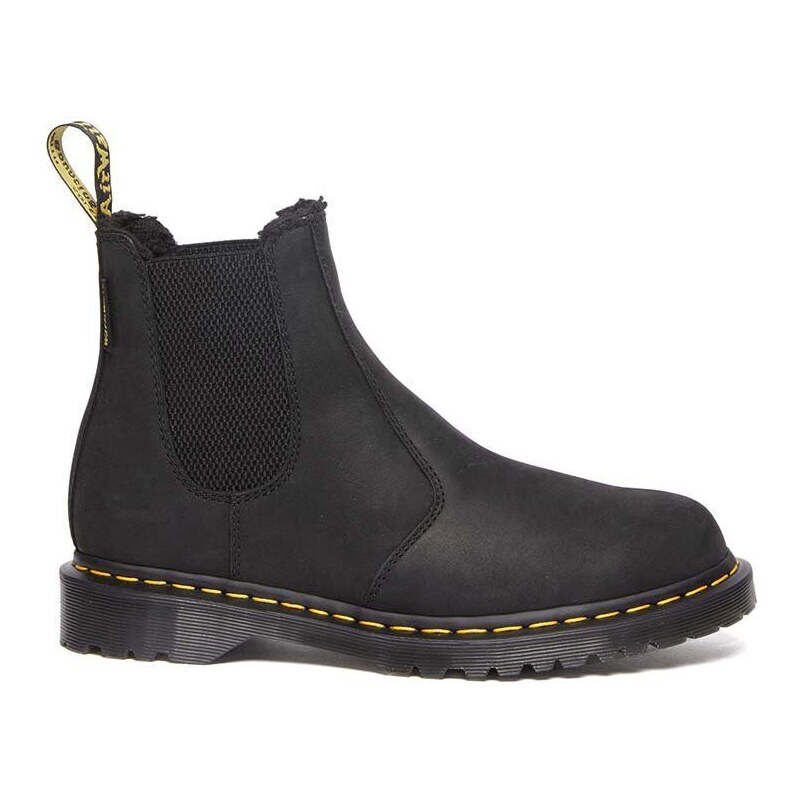 Kožené zimní boty Dr. Martens 2976 pánské, černá barva, DM31144001