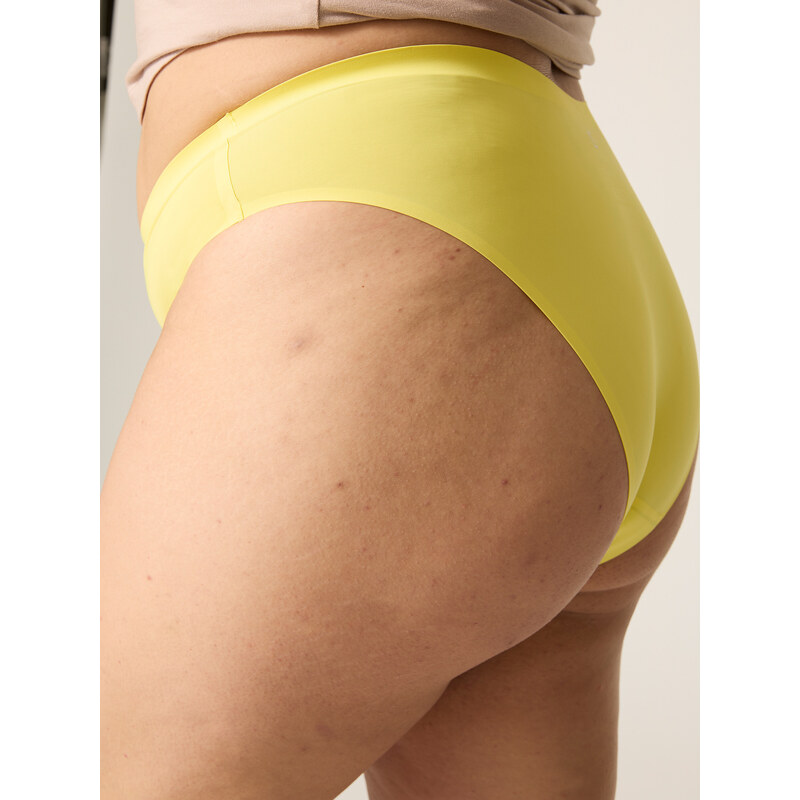 Menstruační kalhotky Modibodi Seamfree Hi-Leg Cheeky Moderate-Heavy Summer Sun Yellow (MODI4079SSY) XXS
