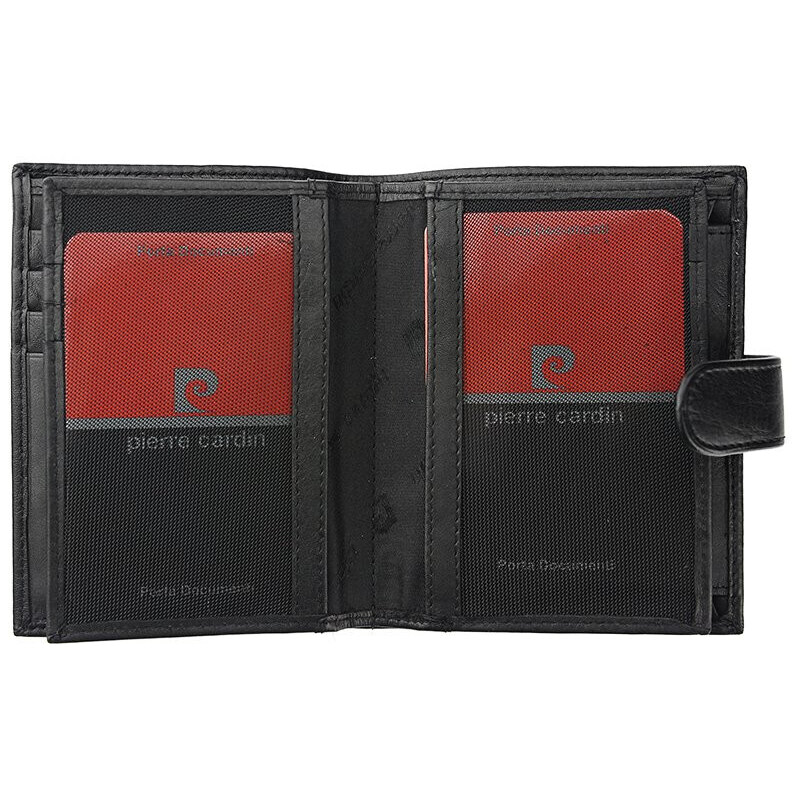 Pánská kožená peněženka Pierre Cardin Hassan, černá