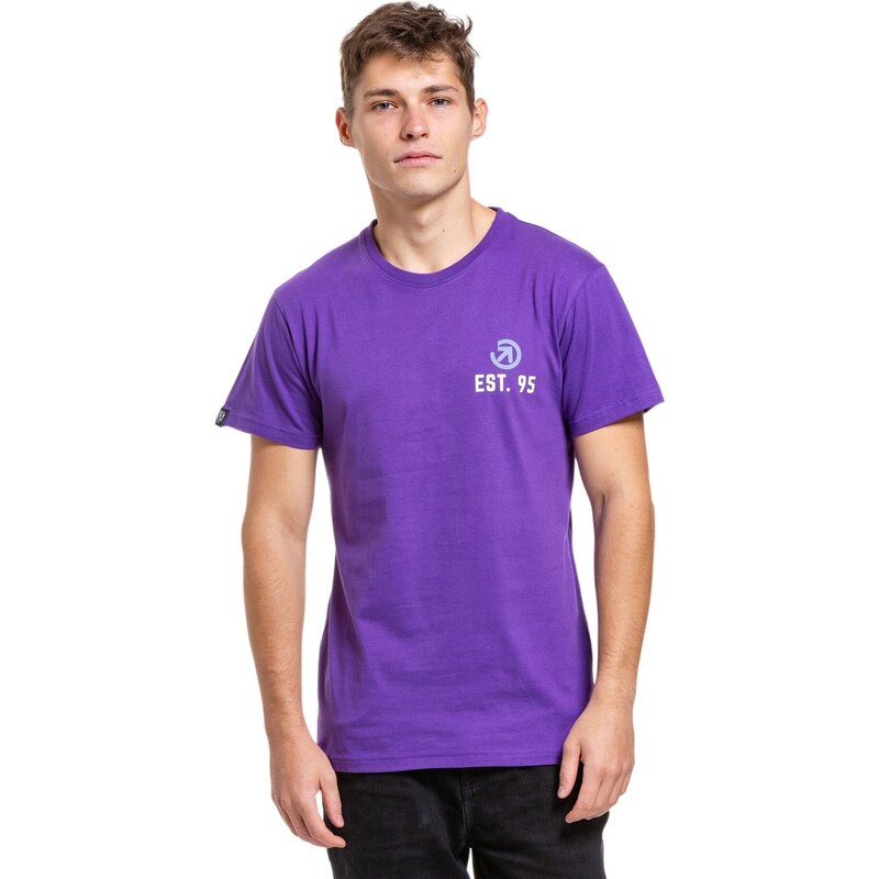 Meatfly pánské tričko Peaky Violet | Fialová