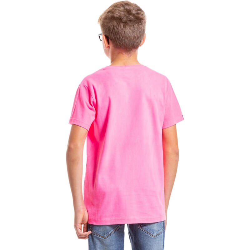 Meatfly dětské tričko Donut Neon Pink | Růžová | 100% bavlna