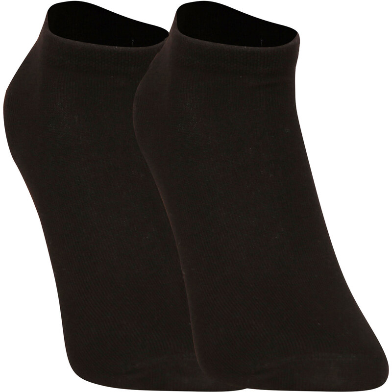10PACK ponožky Nedeto nízké černé (10NDTPN1001)