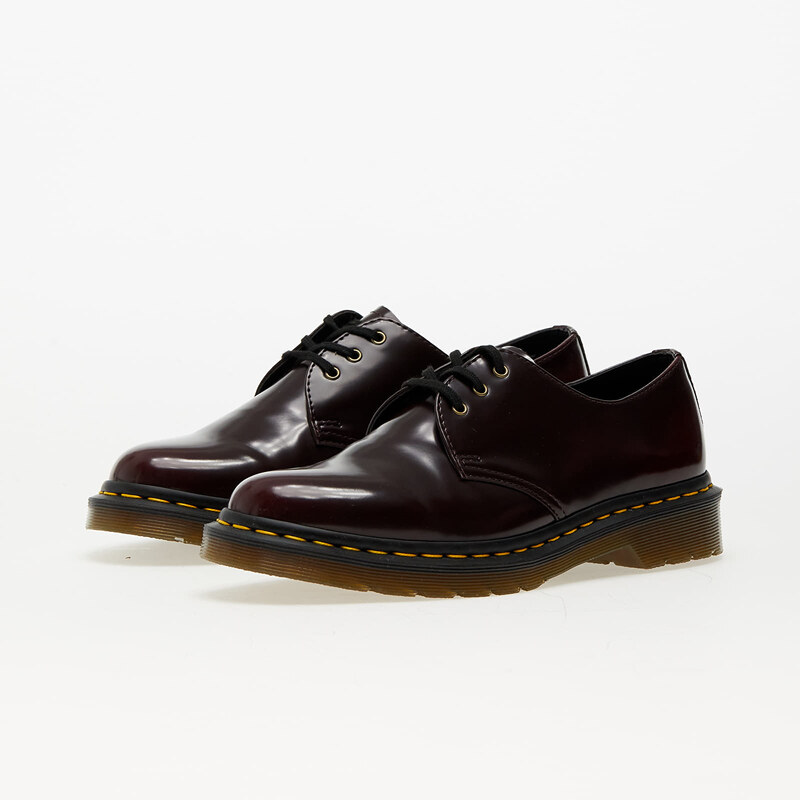 Dr. Martens Vegan 1461 3 Eye Shoe Cherry Red