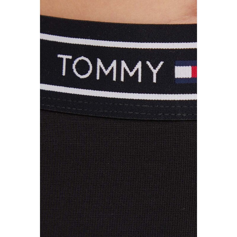 Sukně Tommy Jeans černá barva, mini, pouzdrová
