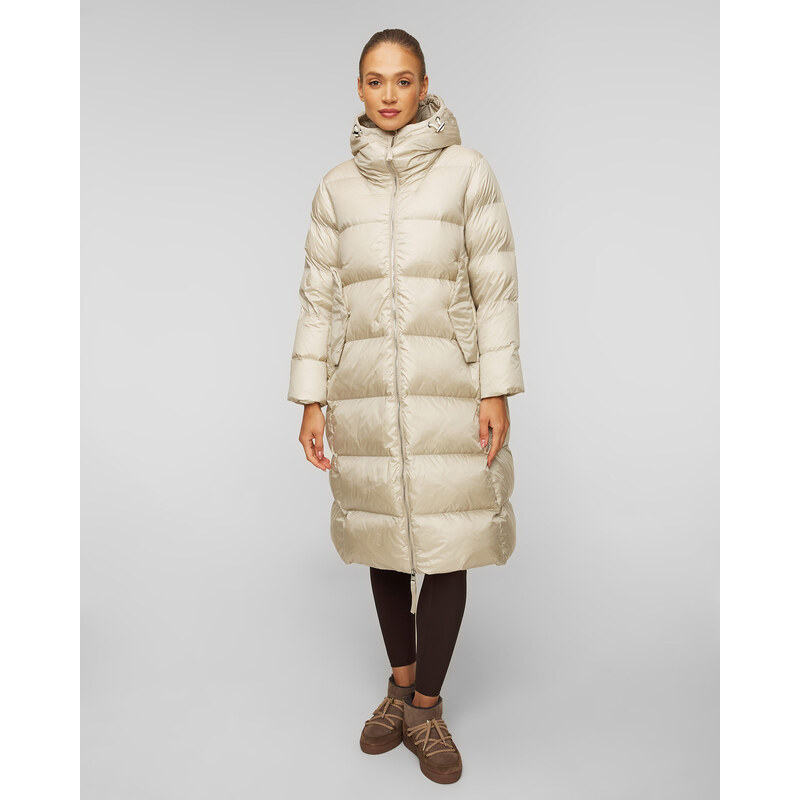 Dámská béžová péřová bunda Varley Payton Puffer Coat