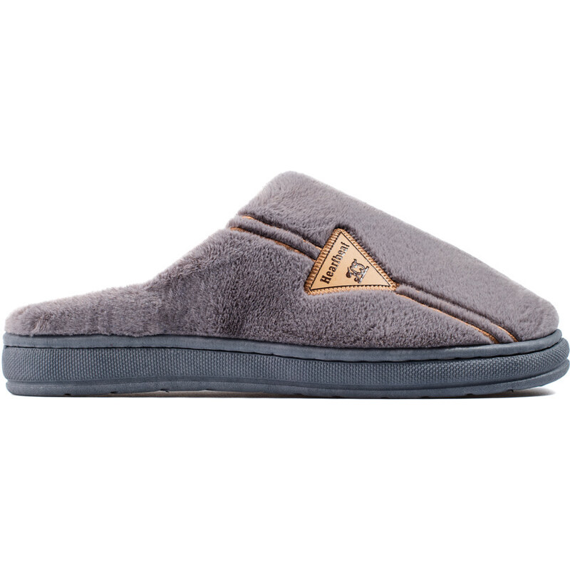 Warm grey Shelvt men's slippers