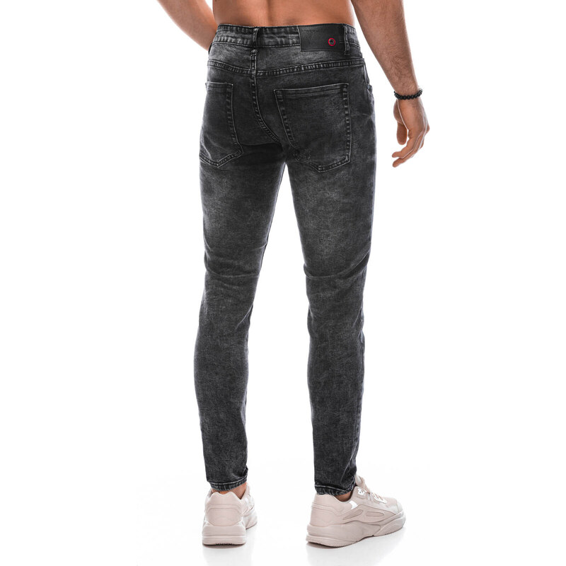 EDOTI Pánské džínové kalhoty 1438P - černé