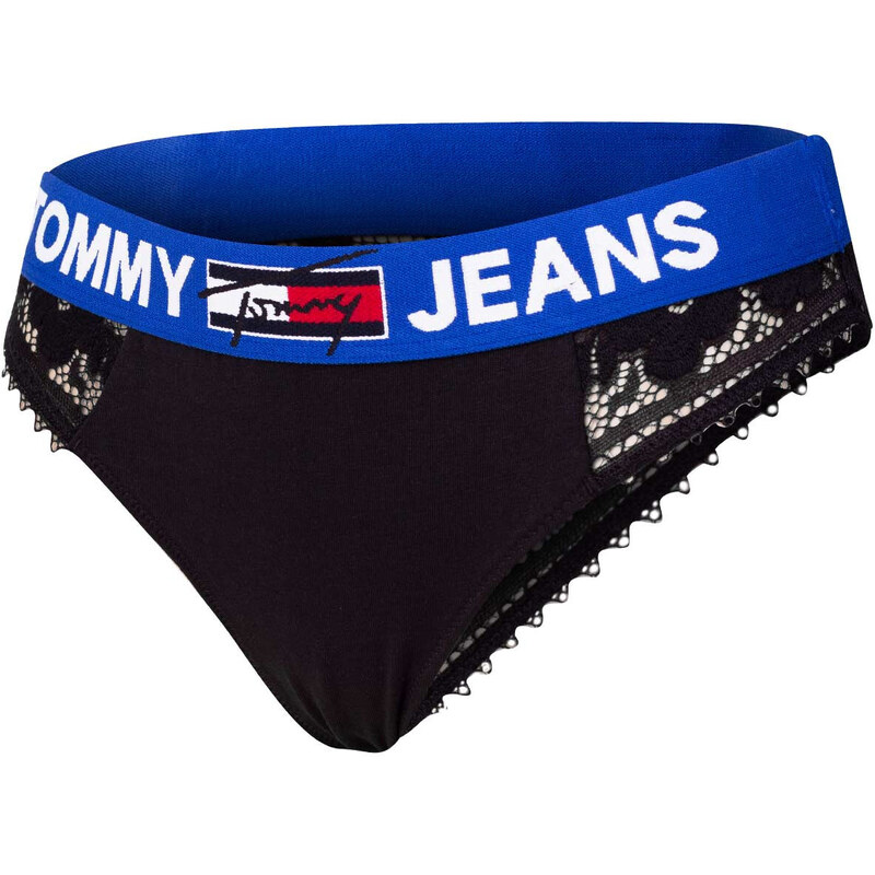 Tommy Hilfiger Jeans Tanga UW0UW03539BDS černá