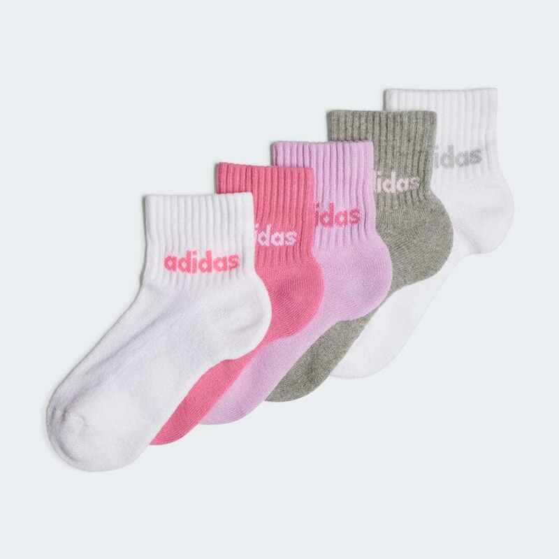 Adidas Ponožky Linear Ankle Kids - 5 párů