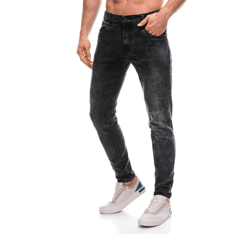 EDOTI Pánské džínové kalhoty 1436P - černé