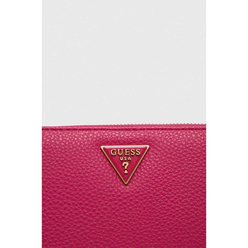 Peněženka Guess LARYN růžová barva, SWBA91 96460
