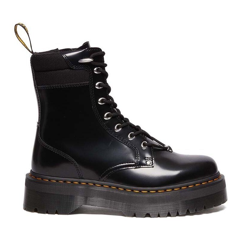 Kožené workery Dr. Martens Jadon Hardware II dámské, černá barva, na platformě, DM30932001