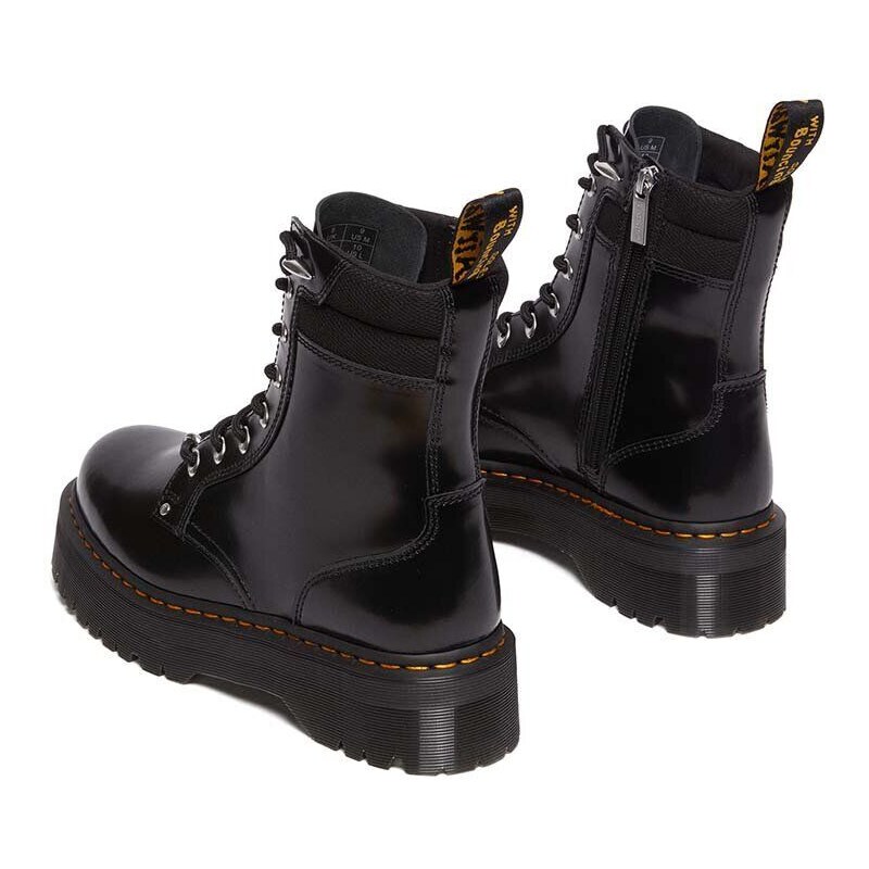 Kožené workery Dr. Martens Jadon Hardware II dámské, černá barva, na platformě, DM30932001