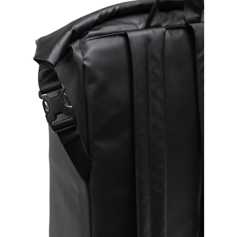 Herschel Roll Top Backpack Grid Black 23l