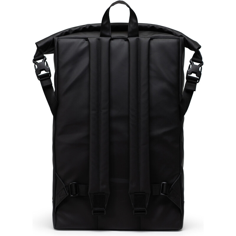 Herschel Roll Top Backpack Black 23l