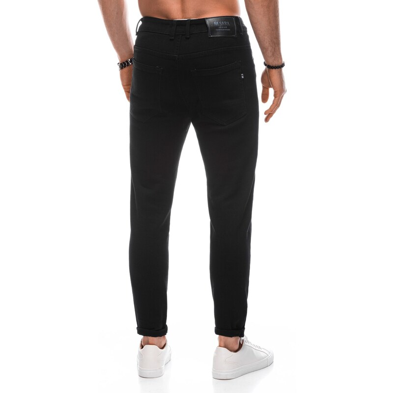 EDOTI Pánské džínové kalhoty 1454P - černé