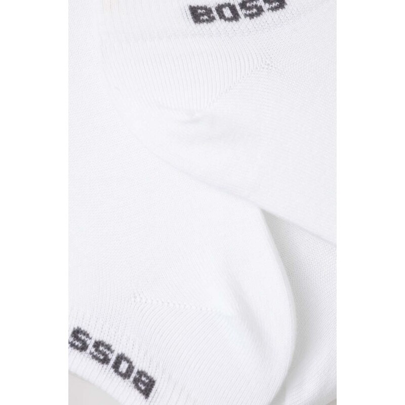 Ponožky BOSS 5-pack dámské, bílá barva
