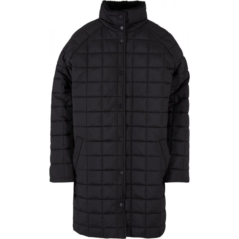 Dámský kabát Urban Classics Quilted - černý