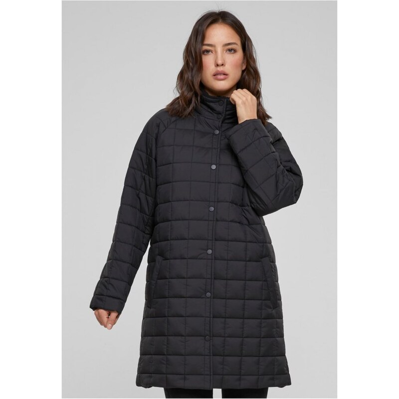 Dámský kabát Urban Classics Quilted - černý